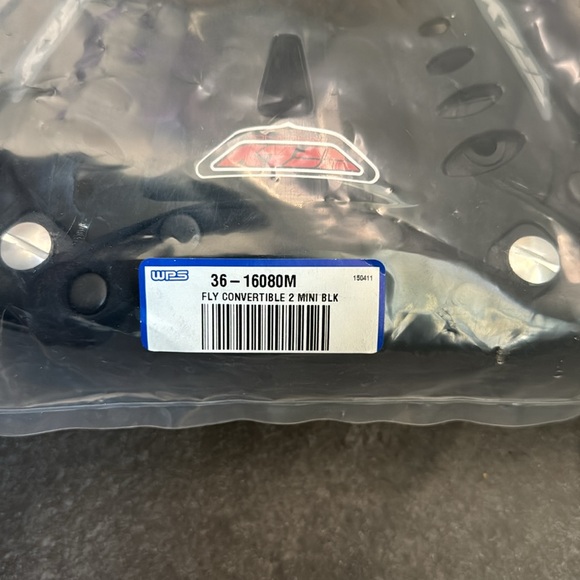 YOUTH Fly Racing Mini Convertible II Roost Guard Black - Picture 3 of 5